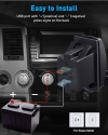 ADSDIA Universal Rocker Style QC3.0 Dual USB Charger,12V/24V 18W Fast Car Charger