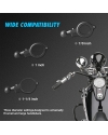 ADSDIA Motorcycle Phone Mount W/ QC 3.0 USB Charger Socket Motorcycle Handlebar Mount